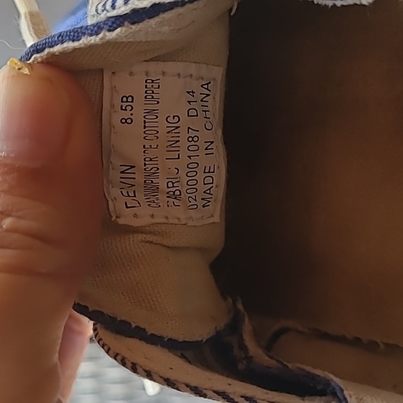 Ralph Lauren Polo Blue & White Loafers - Picture 4 of 4